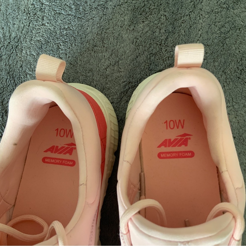 NEW Avia Women's Geo Comfort Pink White Sneaker Size 10W NWOB - Picture 8 of 15
